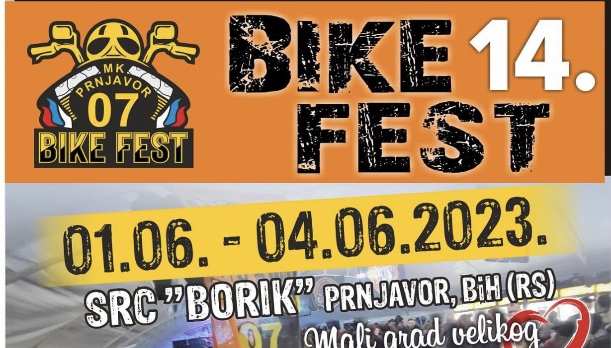 Program i satnica dešavanja na Bike Fest “Prnjavor 2023”